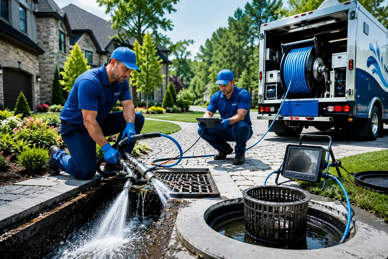 Local outdoor drain cleaning professionals in Pointe Aux Pins, MI