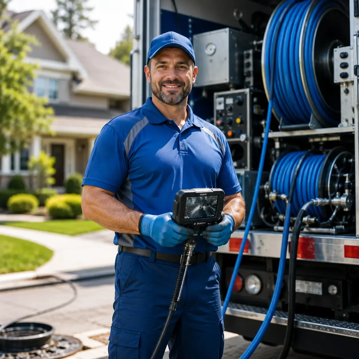 Local outdoor drain cleaning specialists in Pointe Aux Pins, MI